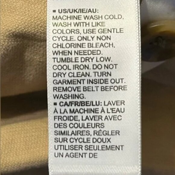 NWT MAKING THE CUT - Deconstructed Halter Jumpsuit Corduroy - Beige/Khaki - 2x - Picture 6 of 12